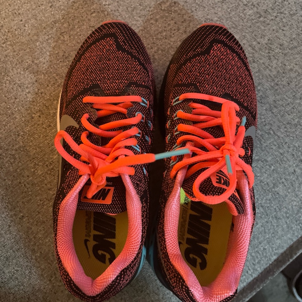 Nike Black and Orange Athletic Shoes